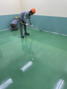 Epoxy Floor Coating di PT. NSK Bearing Manufacturing Indonesia