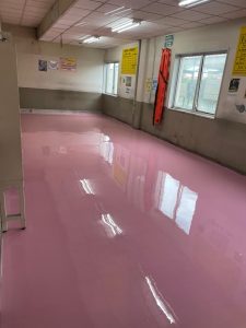 Epoxy Floor Coating di PT. NSK Bearing Manufacturing Indonesia