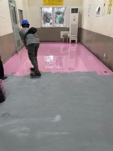 Epoxy Floor Coating di PT. NSK Bearing Manufacturing Indonesia