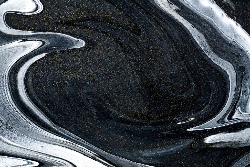 swirl black fluid
